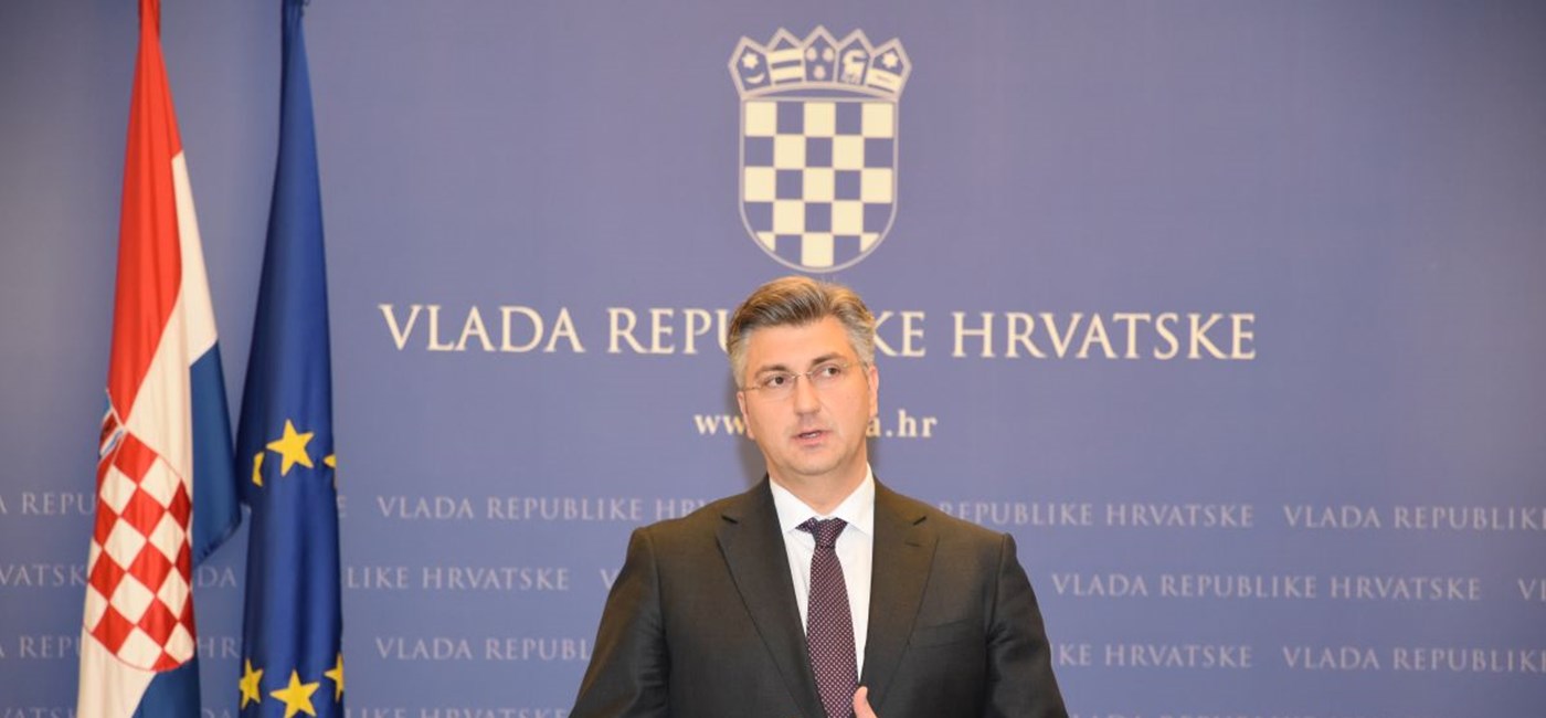 PM Plenkovic: HDZ will secure parl. majority, this gov't goes on